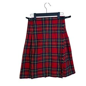 Laird Portch Of Scotland Red Plaid Wool Kilt